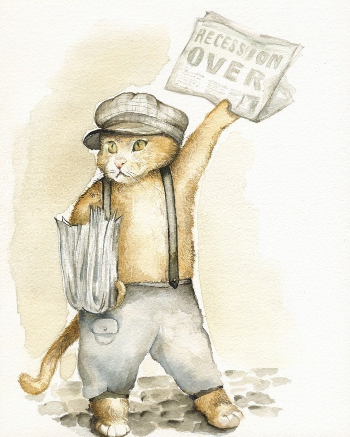 Newsboy- Cat art