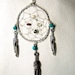 Mothers Necklace - custom personalized with birthstones - Sterling Silver Dreamcatcher Necklace - Dreamcatcher Pendant with Chain