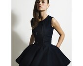 MONA dark blue denim mini dress jumper size M 38