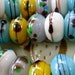 bead strand Mixed handmade glass rondel beads 10mm quantity twenty 22 drw123