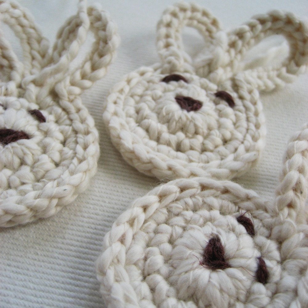 Trio of Sweet Cream Bunnies