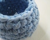 Hand Dyed Sweet Petite Upcycled Sheet Bowl