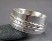 Spinner ring custom made with your personalized inscription