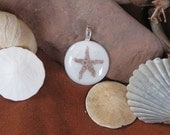 White Sand Starfish Pendant
