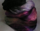 TIFFANY PHAT Fiber July Luxurious Quality Hand Painted Supreme Mulberry Silk  Top Handspinning