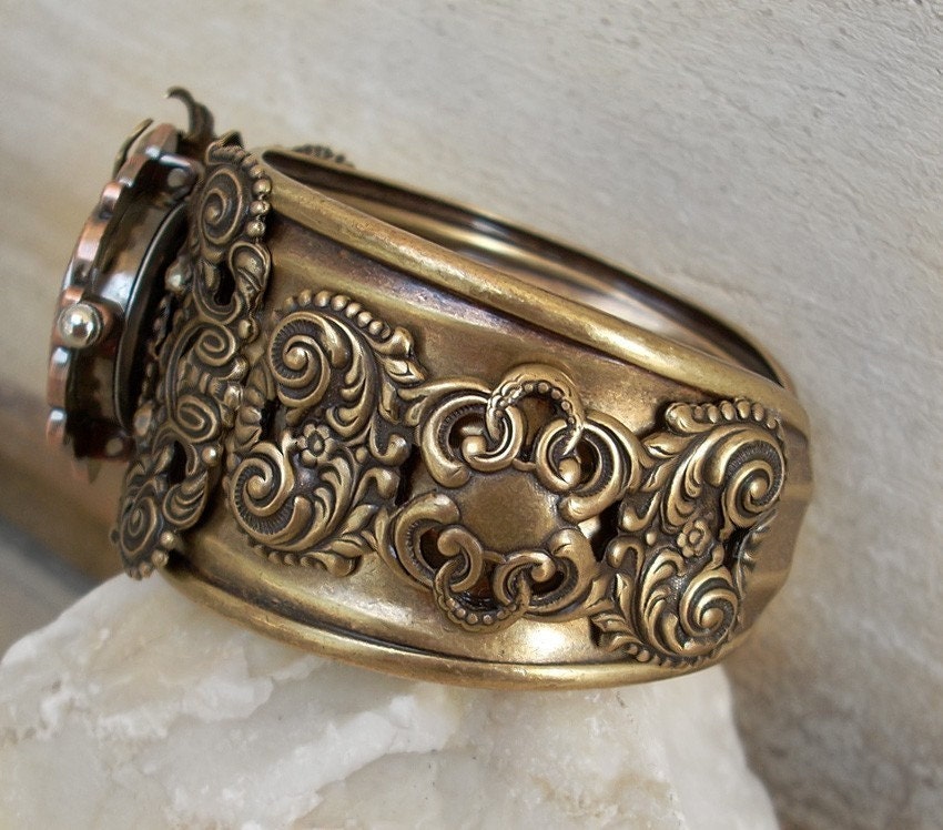 Baroque Goddess watch cuff
