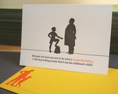Milkman - letterpress father's day greeting