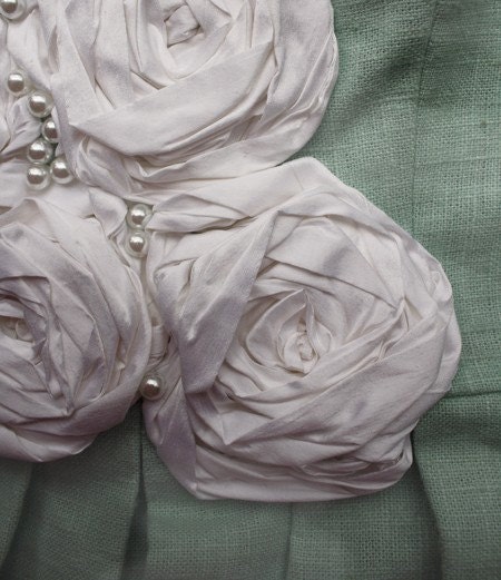 SALE Rosette Dress, Mint
