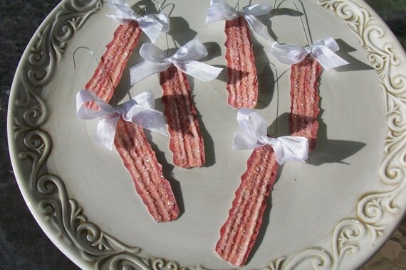 Pretty Bacon Ornaments