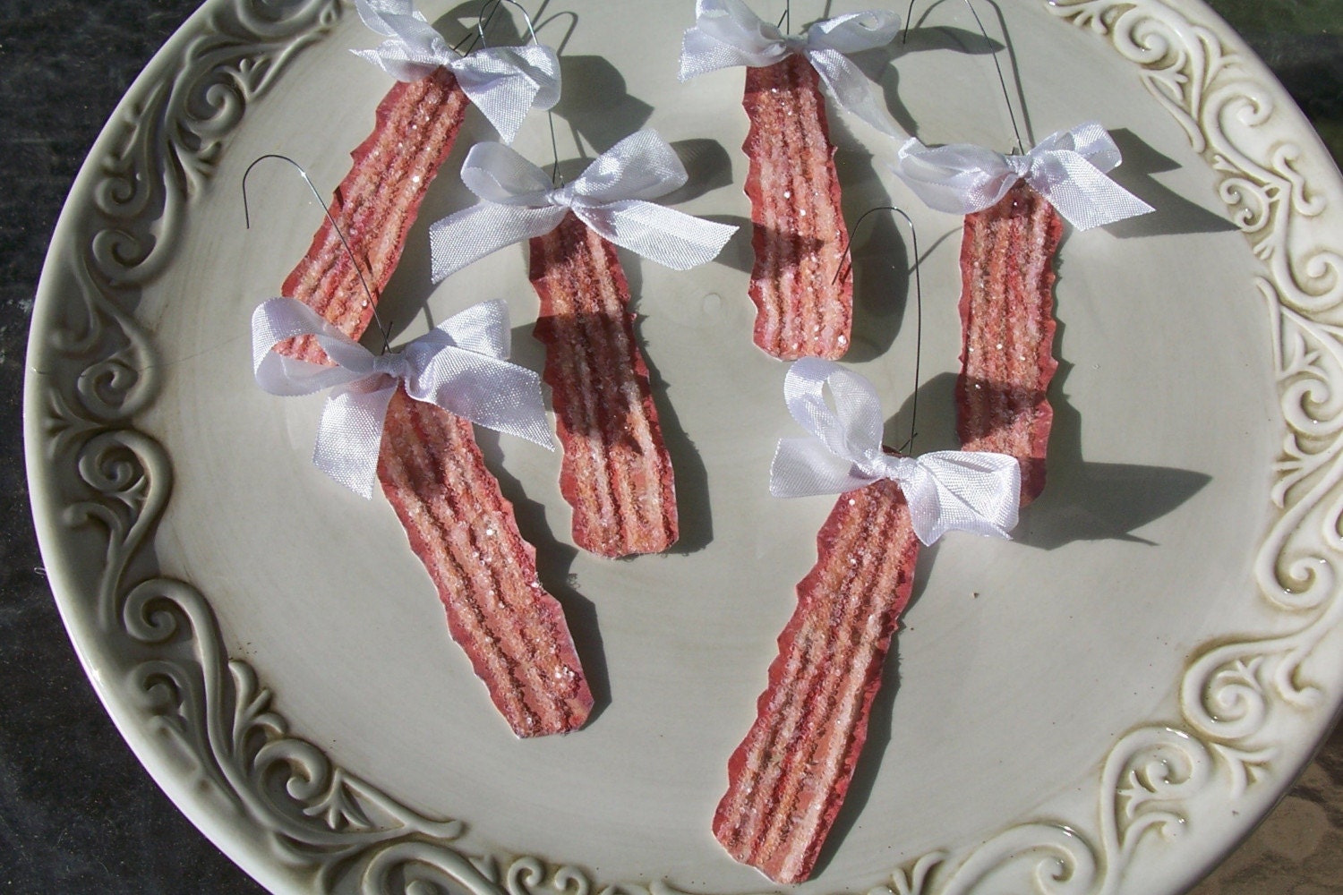 Pretty Bacon Ornaments