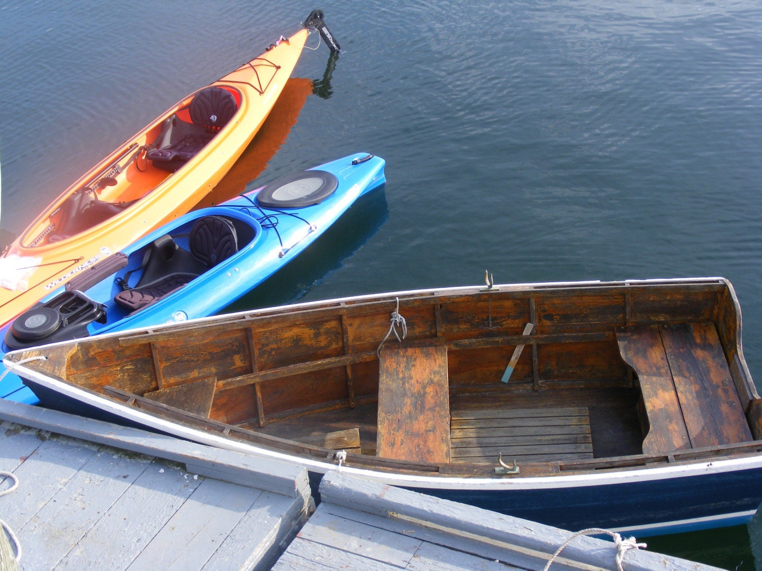 Odd Boat Out-Matted and Ready to Frame-Original Photography