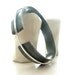 Black and Silver Bangle