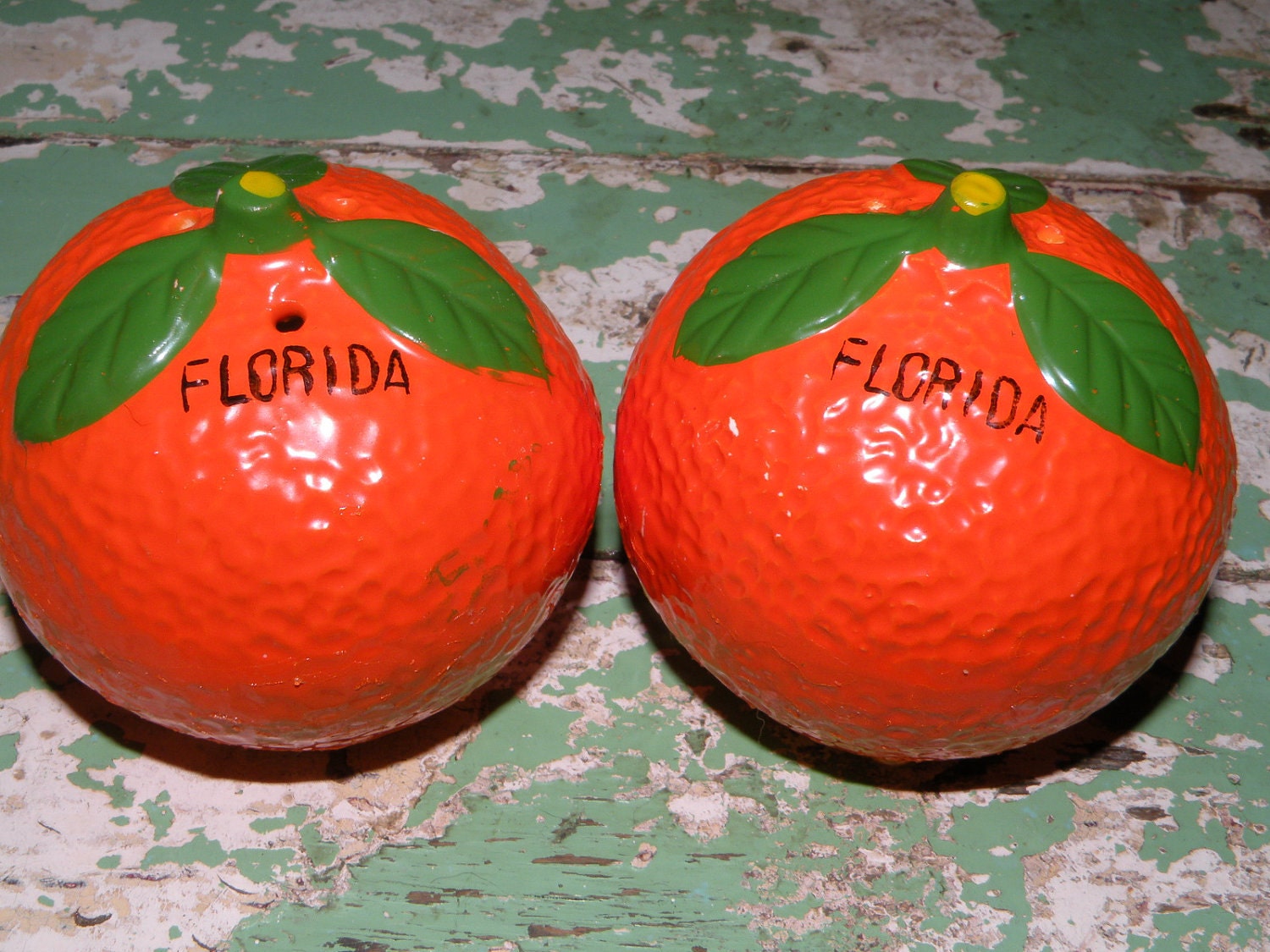 Florida Oranges Salt and Pepper Shakers fruit Orange Pay it Forward PIF