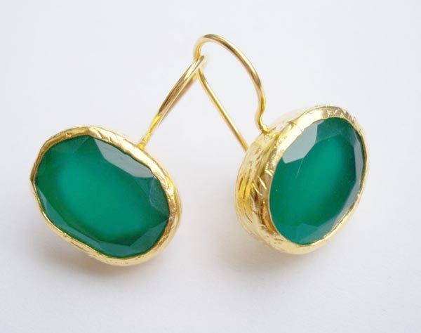 Emerald Silver EARRING