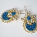 SALE SALE SALE--------Turquoise and Pearl Earring