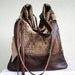 NEW LUELLA//// Southwestern Ikat with Brown Leather Accents