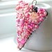Pink Heart Ornament, Wire Heart, Breast Cancer Awareness, Personalized Ornament, Stamped Ornament, Suncatcher or Decoration - PS I Love Yo