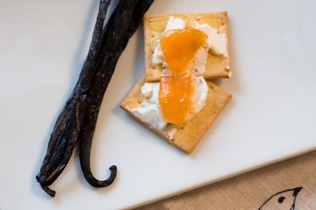 Cantaloupe with Vanilla Bean Jam