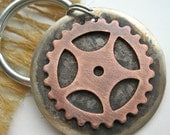 pet ID tag - The Sprocket Tag - Personalized Custom Unique