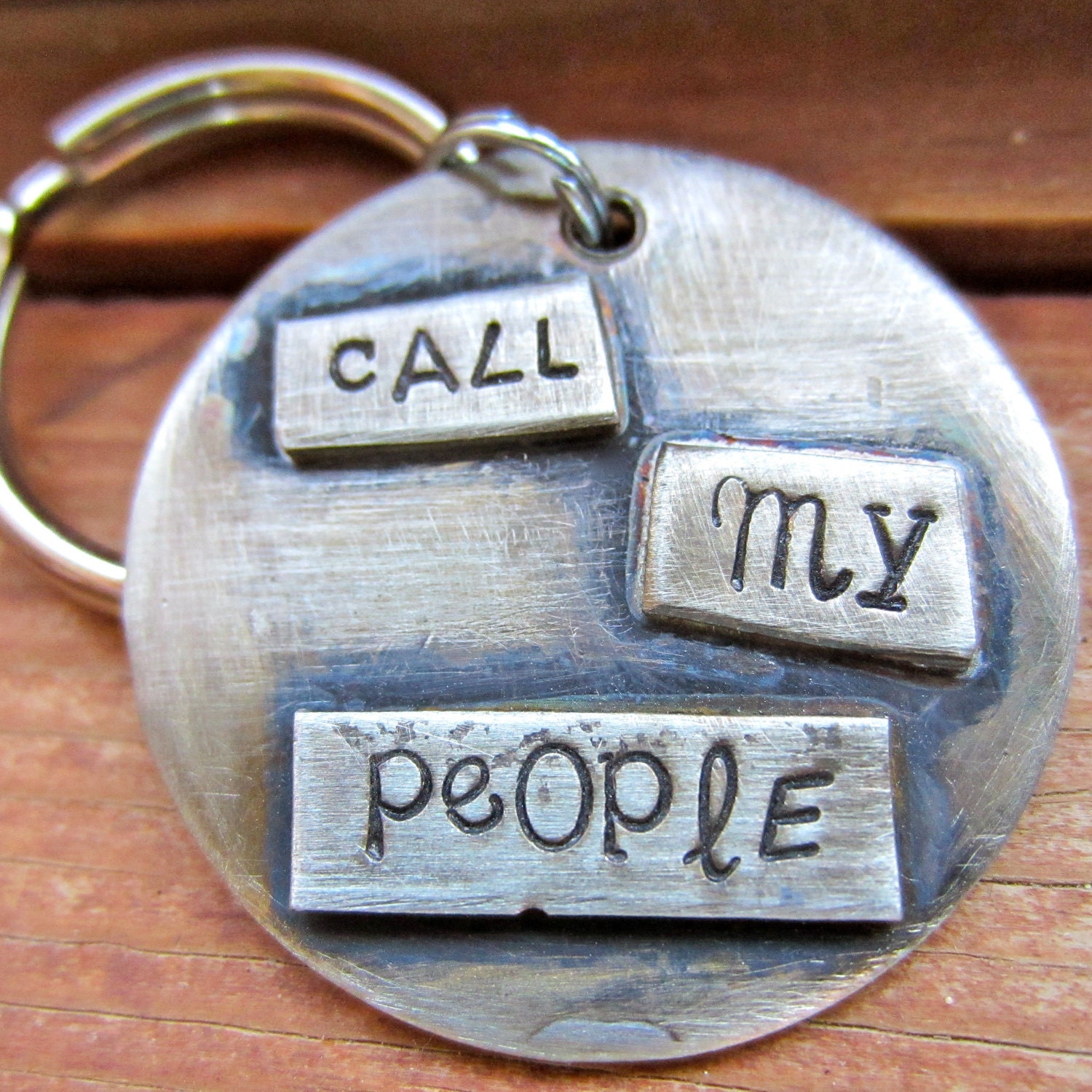 pet ID tag - call my people - personalized
