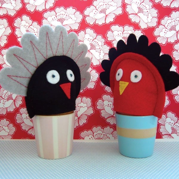 2 Spring Chickens - Egg Cozies