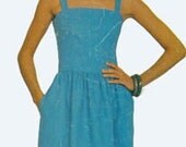 Vintage 80s Sewing Pattern Butterick See and Sew 5021 Sun Dress Size 8-12 Bust 31.5-34