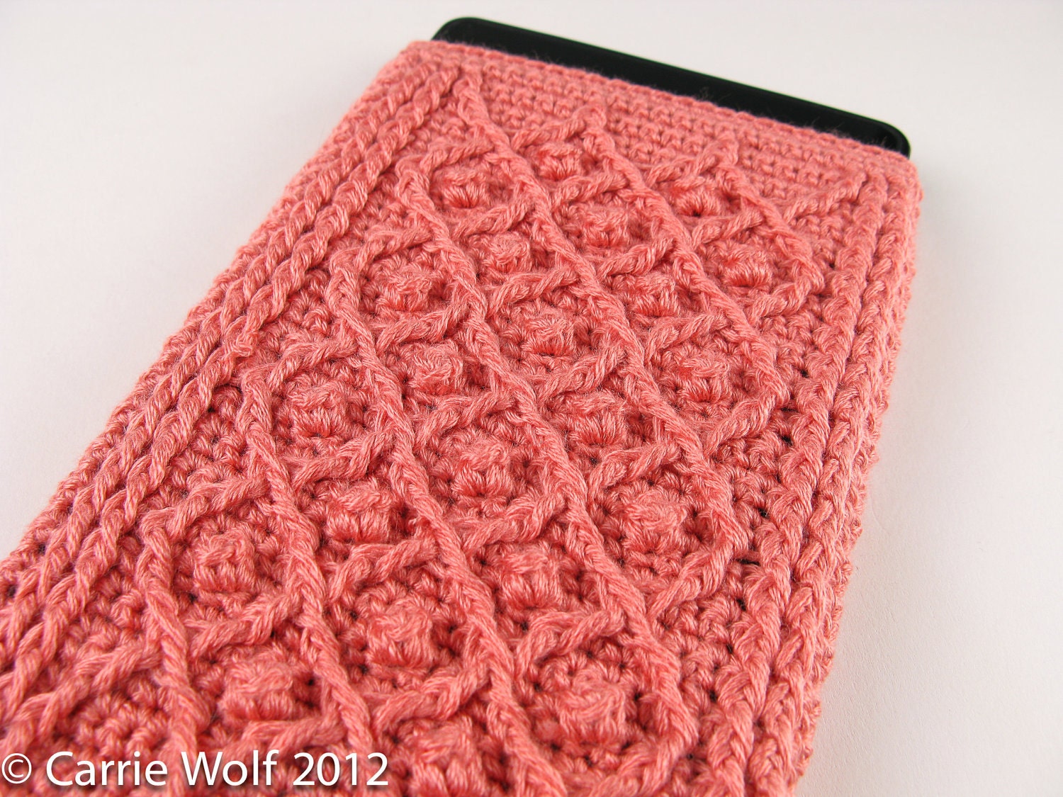 Crochet Pattern Kindle Fire Cover Summer and Winter Rose Trellis Pattern - Digital Download PDF Crochet Pattern