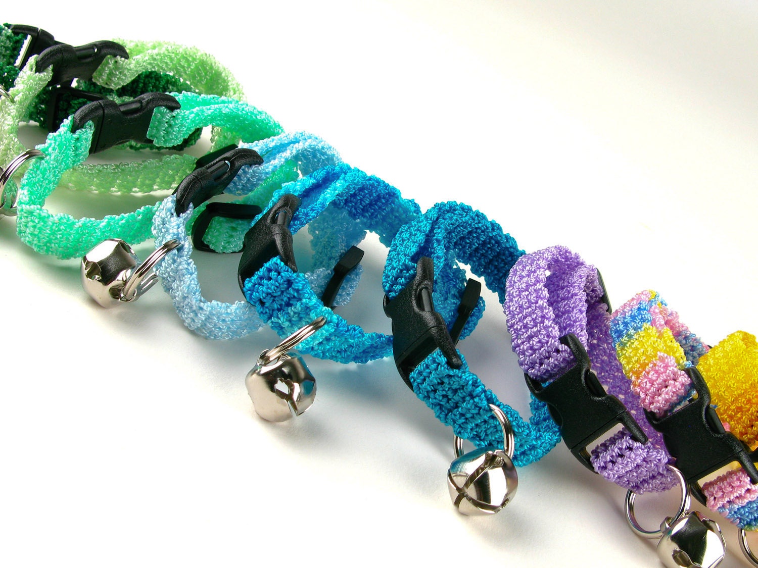 Crochet Kitty Cat Collar Pattern - PDF Email DIY Pattern