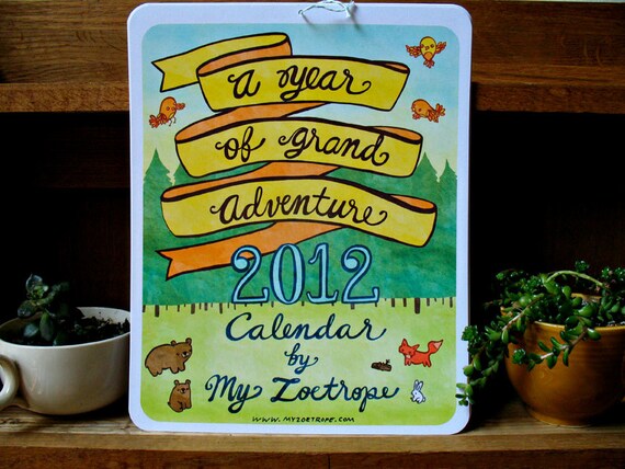 2012 Wall Calendar 8x10