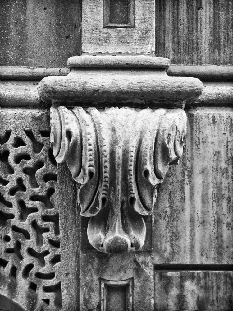 Architectural Element 8 x 10 black and white photograph