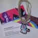 WHITE Body BLUE hair - Unicorn Necklace