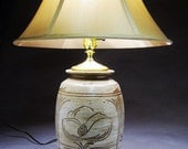 Tall Lamp- Woodfired/Saltglazed