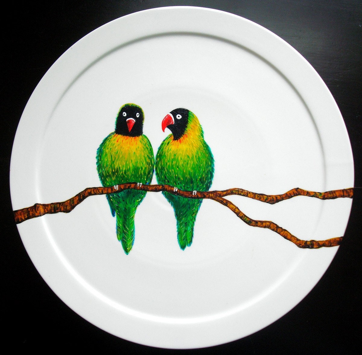 Love Birds Cake Stand