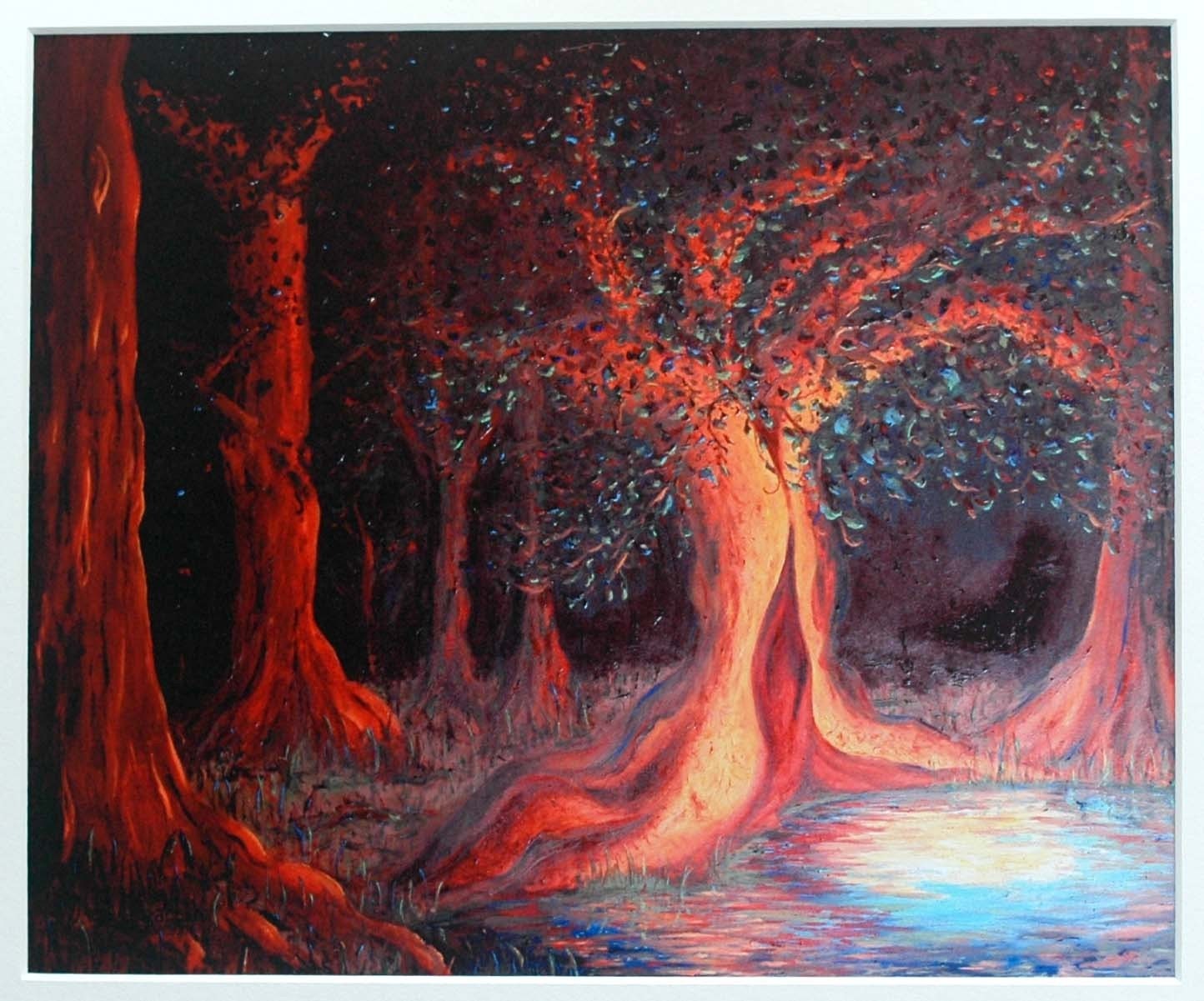 Elven Woods Fine Art Print--13x19 inches with Matte