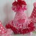 Custom Boutique Cheery Birthday Party Hat Collection pink cupcake, red polka dots