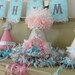 Marie Antoinette Custom Vintage Birthday Party Hat , Let them eat cake French Theme Hat