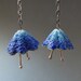 Blue Bell Dangle Earrings