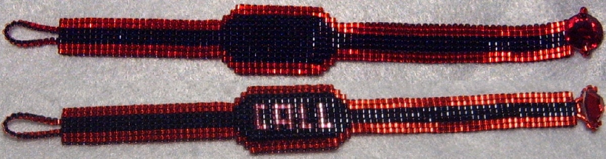Double-Sided Call Bracelet (T&B), Made to Order