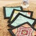 quilted coasters - bohemian eclectic