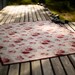 Quilt - beach blanket, accent, throw or baby quilt - Vintage Rose - Ready to ship