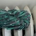 Bulky Recycled Flannel Yarn, Green Plaid