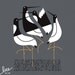 terns limited edition print (on charcoal gray paper)