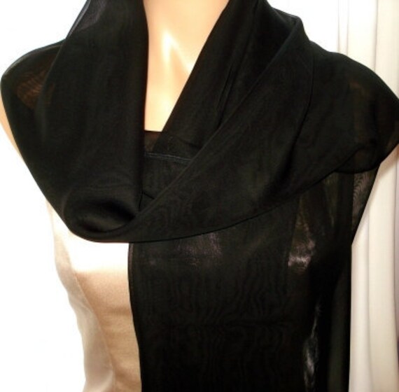 sheer chiffon wrap