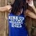 Rise Up to the Challenge of Your Rivals. Old-School Gym Tank. Size MEDIUM