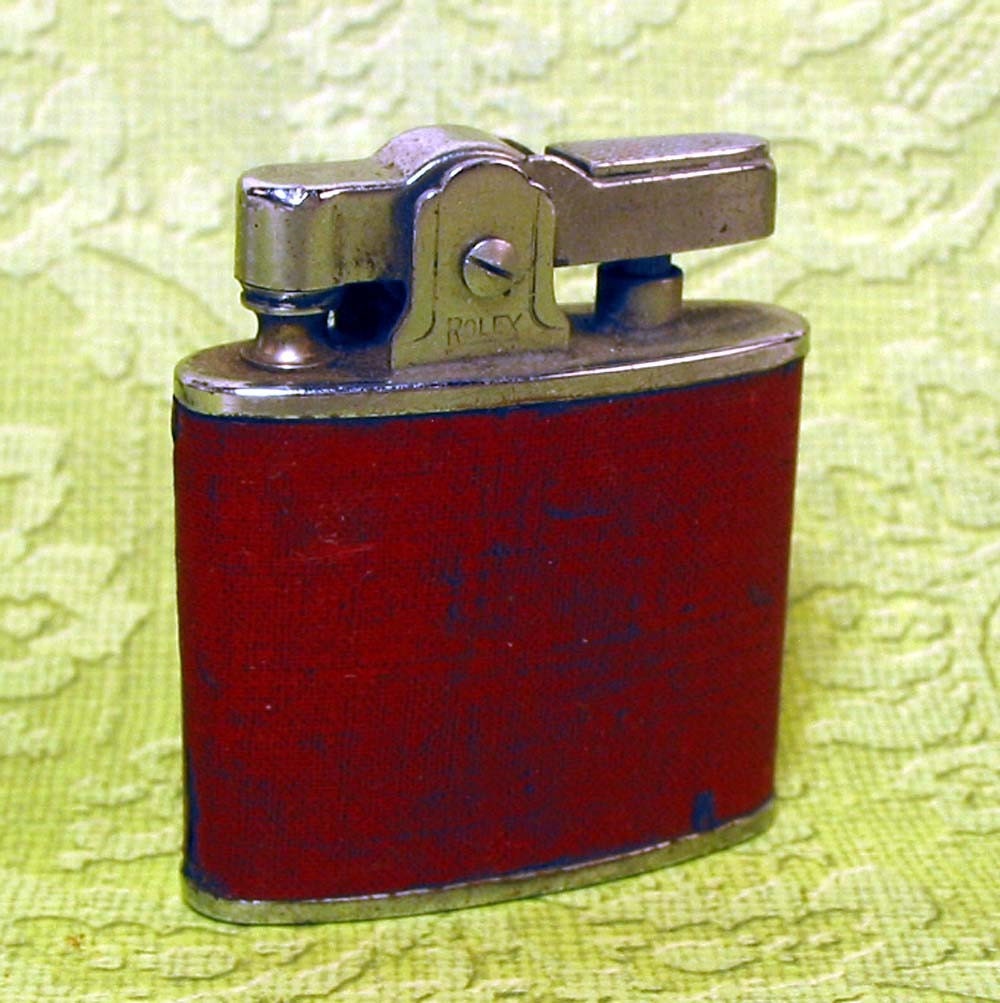 Rolex LIGHTER vintage RED by RetroUnique on Etsy