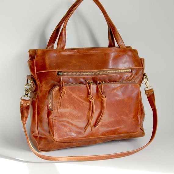 Willow tote in cognac - custom bag for Erica