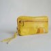 SALE - 3 pocket wallet in lemon