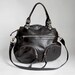 SALE - Shikotsu bag in black - silver hardware