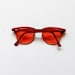 clubmaster WAYFARER sunglasses / vintage 1980s rose tint DEADSTOCK glasses