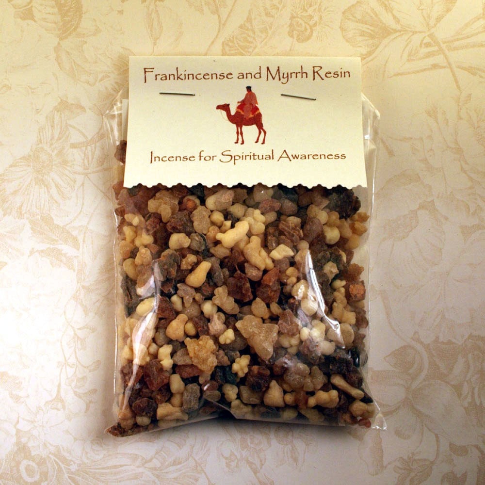 3 oz. Frankincense and Myrrh Resin by DragonFlyHillFarm on Etsy